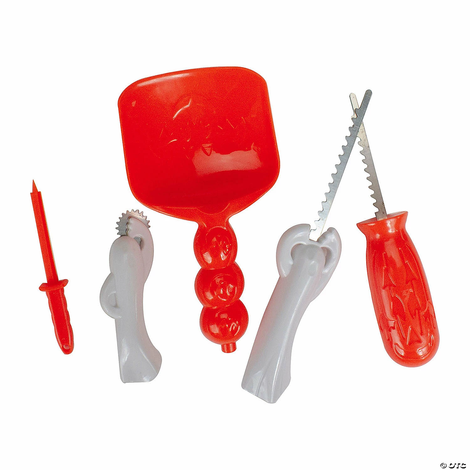 Outlet π€© 11" White and Orange Pumpkin Carving Kit π 4 Outlet π€© 11" White and Orange Pumpkin Carving Kit π - Image 2