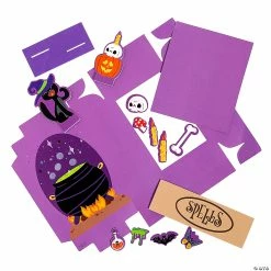 Best Sale ✔️ 3D 🧛 Halloween Spell Book Craft Kit - Makes 12 🌟 -Halloween Crafts Shop 3d halloween spell book craft kit makes 1214113172 a02