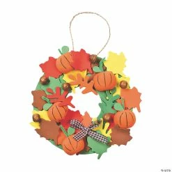 Deals 🎉 3D Pumpkin Wreath Craft Kit- Makes 12 🔔 -Halloween Crafts Shop 3d pumpkin wreath craft kit makes 1248 4024a