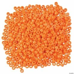 Budget ❤️ 6mm 1/2 Lb. of Solid Color Pony Beads - 1000 Pc. 💯