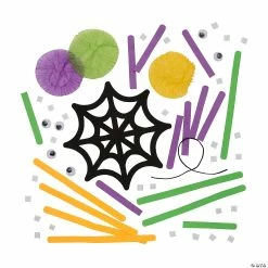 Cheap ✨ Baking Cup Spiders 🦇 Halloween Sign Craft Kit - Makes 12 😀 -Halloween Crafts Shop baking cup spiders halloween sign craft kit makes 1214113156 a01