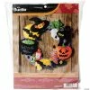 Best Pirce 💯 Bucilla Felt Wreath Applique Kit 17" Round - Witch's Brew ✔️ -Halloween Crafts Shop bucilla felt wreath applique kit 17 round witchs brew14255813