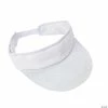 Hot Sale 💯 Bulk DIY White Cotton Visors - 48 Pc. 👏 -Halloween Crafts Shop bulk diy white cotton visors 48 pc 13610762