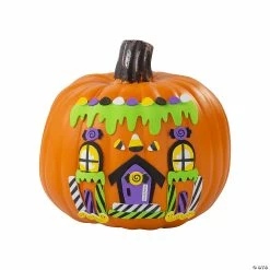 Brand new ❤️ Candy House Pumpkin Decorating Craft Kit - Makes 12 🔔