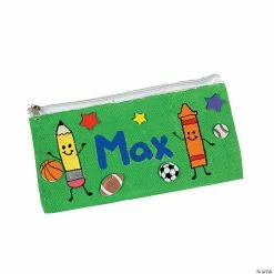 Hot Sale 🌟 Canvas Pencil Cases - 12 Pc. ❤️