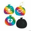 Discount 🥰 Christian Pumpkin Magic Color Scratch Ornaments with Cutout - 24 Pc. 🥰 -Halloween Crafts Shop christian pumpkin magic color scratch ornaments with cutout 24 pc 13742876