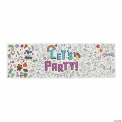 Best Pirce ⌛ Color Your Own Art Party Banner 🧨 -Halloween Crafts Shop color your own art party banner13951968 a01