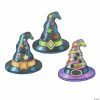 Brand new ✔️ Color Your Own Button Witch Hat Kits - Makes 12 🎁