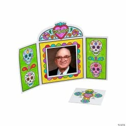 Best Pirce 👍 Color Your Own Day of the Dead Shrines - 6 Pc. 💯 -Halloween Crafts Shop color your own day of the dead shrines 6 pc 13949800 a01