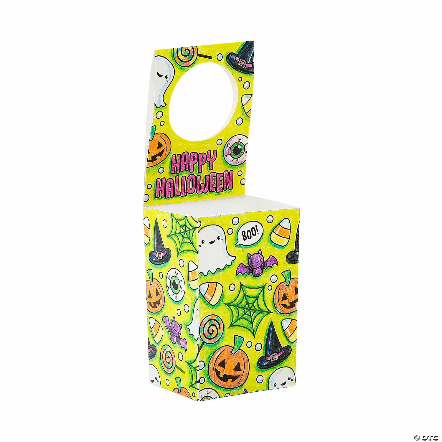 Cheap โค๏ธ Color Your Own ๐ Halloween Door Hanger Treat Boxes - 12 Pc. โ๏ธ 4 Cheap โค๏ธ Color Your Own ๐ Halloween Door Hanger Treat Boxes - 12 Pc. โ๏ธ - Image 2