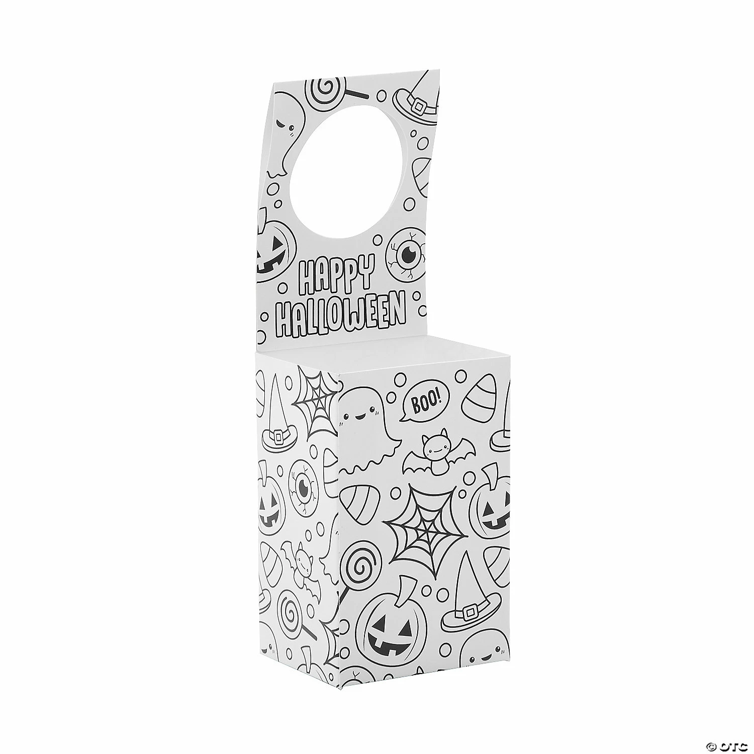 Cheap โค๏ธ Color Your Own ๐ Halloween Door Hanger Treat Boxes - 12 Pc. โ๏ธ 3 Cheap โค๏ธ Color Your Own ๐ Halloween Door Hanger Treat Boxes - 12 Pc. โ๏ธ
