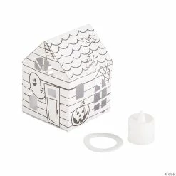 Cheap ⌛ Color Your Own Luminary Haunted Houses - 12 Pc. 🤩