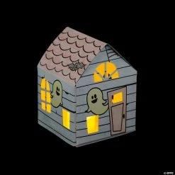 Cheap ⌛ Color Your Own Luminary Haunted Houses - 12 Pc. 🤩 -Halloween Crafts Shop color your own luminary haunted houses 12 pc 13982686 a04