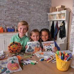 Outlet ⌛ Color Your Own Medium 🦇 Halloween Gift Bags - 12 Pc. 🌟 -Halloween Crafts Shop color your own medium halloween gift bags 12 pc 48 9883 a03