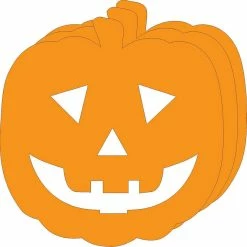 Deals 🎁 Creative Shapes Etc. - Large Single Color Creative Foam Craft Cut-outs - Jack O Lantern 🎉