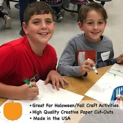 Best deal 🥰 Creative Shapes Etc. - Small Single Color Construction Paper Craft Cut-out - Orange Pumpkin 🎁 -Halloween Crafts Shop creative shapes etc small single color construction paper craft cut out orange pumpkin14229991 a03NOWA