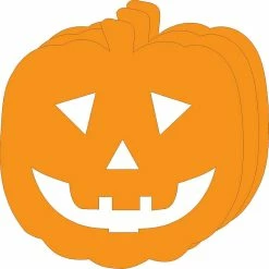 Cheapest 🔔 Creative Shapes Etc. - Small Single Color Creative Foam Craft Cut-outs - Jack O Lantern ❤️