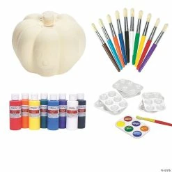 Deals 🥰 DIY Ceramic 💀 Halloween Pumpkin Kit - 42 Pc. 🥰