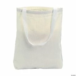 Buy 😀 DIY Large Canvas Tote Bags - 12 Pc. 💯