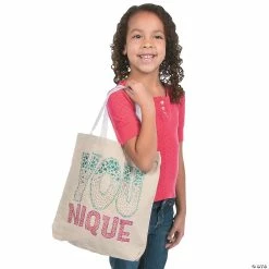 Buy 😀 DIY Large Canvas Tote Bags - 12 Pc. 💯 -Halloween Crafts Shop diy large canvas tote bags 12 pc 14 116o a02