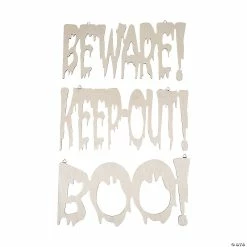 Top 10 💯 DIY Unfinished Wood 🧛 Halloween Words - 3 Pc. 🛒