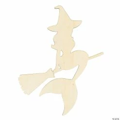 New 🔥 DIY Unfinished Wood Mermaid Witch Silhouette Cutout 🔥