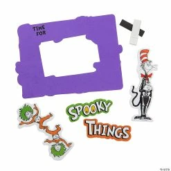 Outlet 💯 Dr. Seuss™ 💀 Halloween Picture Frame Magnet Craft Kit - Makes 12 ⭐ -Halloween Crafts Shop dr seuss halloween picture frame magnet craft kit makes 1213982734 a01