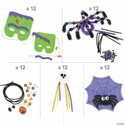 Buy 😉 Dress Up These Bones Craft Kit Assortment - Makes 60 😀 -Halloween Crafts Shop dress up these bones craft kit assortment makes 6014113214 a01