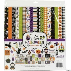 Best Sale 🥰 Echo Park Collection Kit 12"X12" 12 Sheets, I Love 🧛 Halloween ⌛