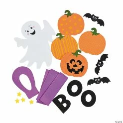 Promo 🧨 Ghost Door Hanger Craft Kit - Makes 12 🔥 -Halloween Crafts Shop ghost door hanger craft kit makes 1248 9881 a01