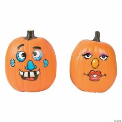 Deals 🎁 Goofy Jack-O-Lantern Face Sticker Sheets - 12 Pc. 🎉 -Halloween Crafts Shop goofy jack o lantern face sticker sheets 12 pc 13707814 a01