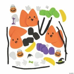 Best Pirce ❤️ Halloween 🍬 Candy Corn Characters in Costume Craft Kit - Makes 12 😀 -Halloween Crafts Shop halloween candy corn characters in costume craft kit makes 1213950286 a01