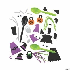 Best Pirce ⭐ Halloween Character Spoon Craft Kit - Makes 12 🔔 -Halloween Crafts Shop halloween character spoon craft kit makes 1213950278 a01
