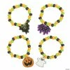 Best Pirce ⌛ Halloween Charm Beaded Bracelet Craft Kit - Makes 12 🎉 -Halloween Crafts Shop halloween charm beaded bracelet craft kit makes 1213909944