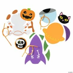 Cheapest 🧨 Halloween Space Character Ornament Craft Kit – Makes 12 🔔 -Halloween Crafts Shop halloween space character ornament craft kit makes 1214113151 a01