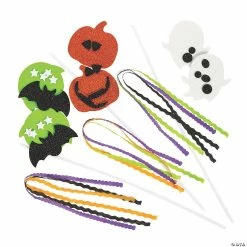 Deals 😉 Halloween Wand Craft Kit - Makes 12 ✔️ -Halloween Crafts Shop halloween wand craft kit makes 1213950280 a01