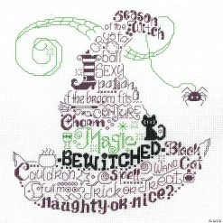 New 🛒 Imaginating Counted Cross Stitch Kit 8.5"X8.75"-Let's Be Wicked 🌟 -Halloween Crafts Shop imaginating counted cross stitch kit 8 5x8 75 lets be wicked14255816 a01