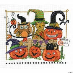 Coupon 😉 Imaginating Counted Cross Stitch Kit 9"x7.5" - Boo Friends 🌟 -Halloween Crafts Shop imaginating counted cross stitch kit 9x7 5 boo friends14255815 a01