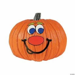 Budget ⌛ Jack-O’-Lantern Face Stickers - 12 Pc. 🌟 -Halloween Crafts Shop jack o lantern face stickers 12 pc 57 6124l a01