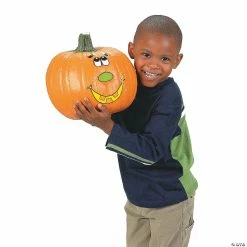 Budget ⌛ Jack-O’-Lantern Face Stickers - 12 Pc. 🌟 -Halloween Crafts Shop jack o lantern face stickers 12 pc 57 6124l a02