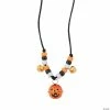 Hot Sale ⭐ Jack-O’-Lantern Jingle Bell Beaded Necklace Craft Kit - Makes 12 ⌛ -Halloween Crafts Shop jack o lantern jingle bell beaded necklace craft kit makes 1213950287