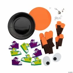 Outlet ✔️ Jointed Spider Paper Plate Craft Kit - Makes 6 😉 -Halloween Crafts Shop jointed spider paper plate craft kit makes 614113157 a01