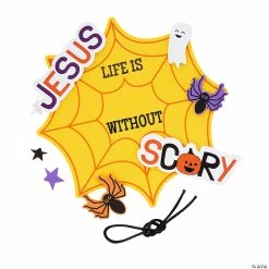 Top 10 ✔️ Life is Scary Without Jesus 🧛 Halloween Sign Craft Kit – Makes 12 👍 -Halloween Crafts Shop life is scary without jesus halloween sign craft kit makes 1214115106 a01