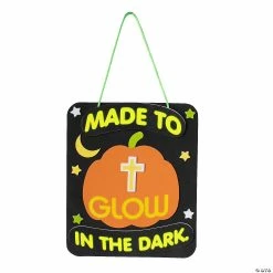 Hot Sale ⌛ Made to Glow in the Dark Religious Fall Craft Kit - Makes 12 🌟 -Halloween Crafts Shop made to glow in the dark religious fall craft kit makes 1214114943 a01