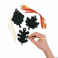 Top 10 ⌛ Magic Color Scratch Black Fall Leaves - 24 Pc. ❤️ 6 Top 10 ⌛ Magic Color Scratch Black Fall Leaves - 24 Pc. ❤️ -Halloween Crafts Shop magic color scratch black fall leaves 24 pc 48 3811g a01