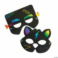 Discount 🔥 Magic Color Scratch 🧛 Halloween Masks - 24 Pc. 💯