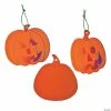 Cheapest ⭐ Magic Color Scratch Orange Pumpkin Ornaments - 24 Pc. 💯