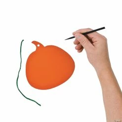 Cheapest ⭐ Magic Color Scratch Orange Pumpkin Ornaments - 24 Pc. 💯 -Halloween Crafts Shop magic color scratch orange pumpkin ornaments 24 pc 48 7083b a01