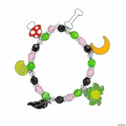 Best Pirce 🥰 Magical 🧛 Halloween Beaded Charm Bracelet Craft Kit - Makes 12 ✔️