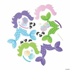 Outlet ❤️ Mermaid Pumpkin Decorating Craft Kit - Makes 12 👏 -Halloween Crafts Shop mermaid pumpkin decorating craft kit makes 1213851840 a01